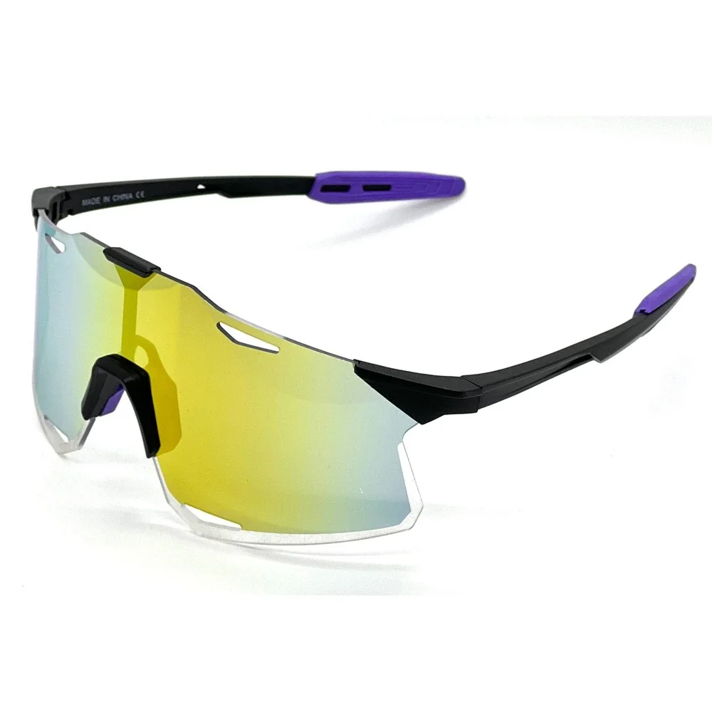 Sport Sunglasses Mirrored Lens Cycling Running Glasses Street Beach Wear Fishing